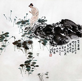 水墨古风装饰画