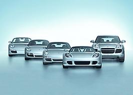 保时捷 赛车 跑车 拉花 车贴