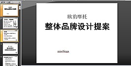 整体品牌设计提案PPT模板
