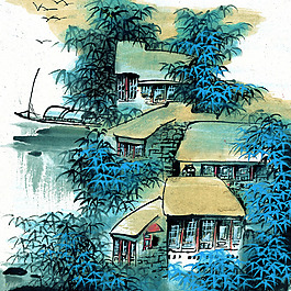 夏季风景名画