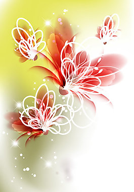 梦幻鲜花透光花朵