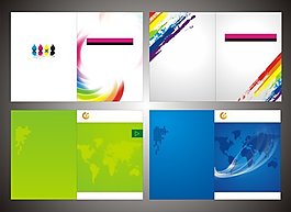 画册封面矢量素材