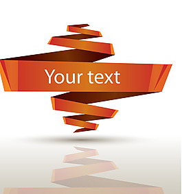 矢量素材折纸设计元素