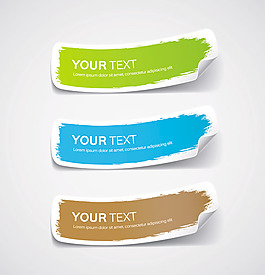 矢量素材创意贴纸