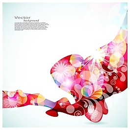 矢量图可爱色块组合