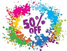 矢量素材喷墨彩色抽象图片