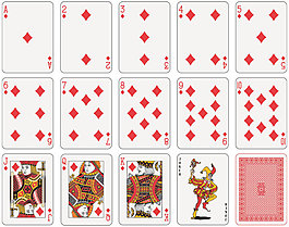 扑克牌方片7图片图片