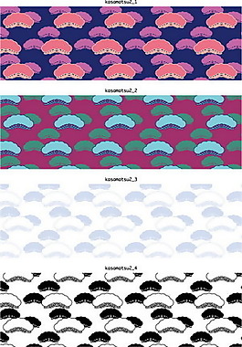矢量日式和风花纹背景