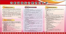 农村环境综合整治宣传栏