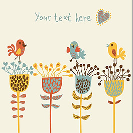 卡通手绘矢量图