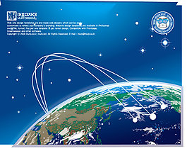 精美地球卫星矢量素材