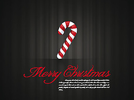 矢量圣诞拐杖图形背景