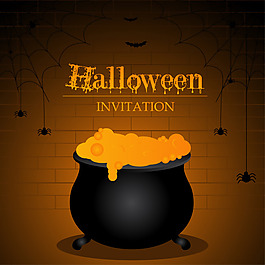 矢量万圣节恐怖素材