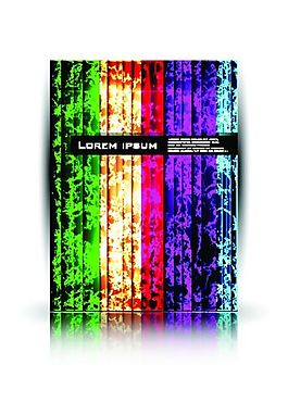 抽象纹理宣传单封面矢量素材