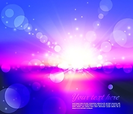 矢量梦幻璀璨光晕背景素材