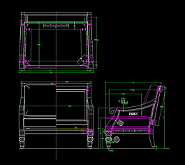 沙发 休闲椅 CAD