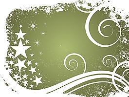 矢量淡雅圣诞雪花背景素材