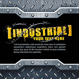 金属背景矢量图