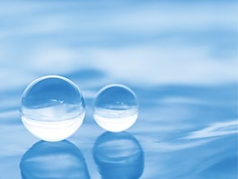 蓝色水珠