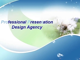梦幻蒲公英PPT幻灯片