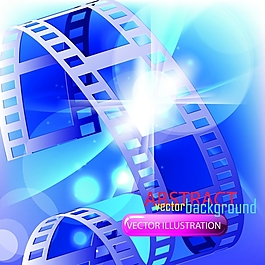 矢量曲线创意光晕素材