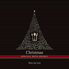 圣诞节菜单封面设计