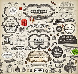 圣诞节边框图案