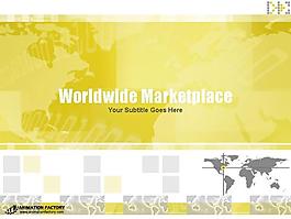 WorldwidePPT模板