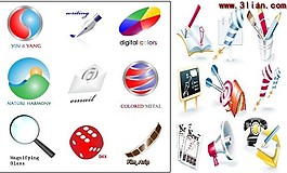 体育办公用品图标