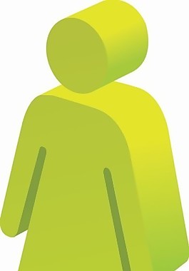女性人物图标素材