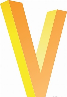 字母v图标素材