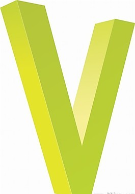 字母v图标素材