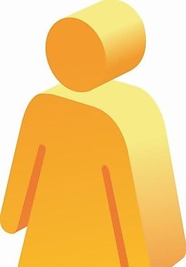 女性人物图标