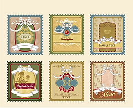 欧式复古花纹边框