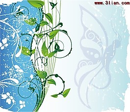 简约花纹花边素材