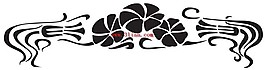 黑白花纹素材