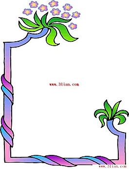 矢量花边