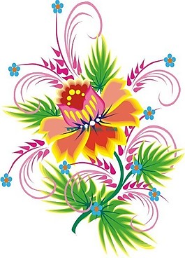 手绘花卉