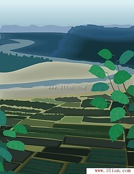 美丽田野