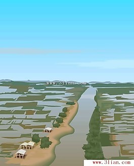 田野景色