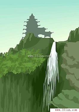 瀑布风景