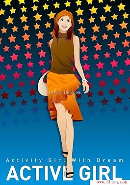 美丽的女孩