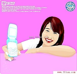 手机.女孩