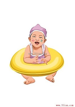 可爱的小孩
