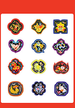 精美的卡通图标