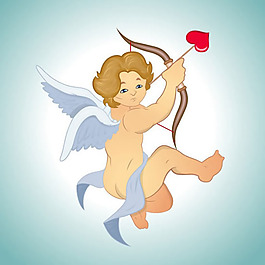 卡通天使之箭爱情主题