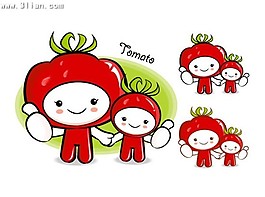 西红柿卡通水果