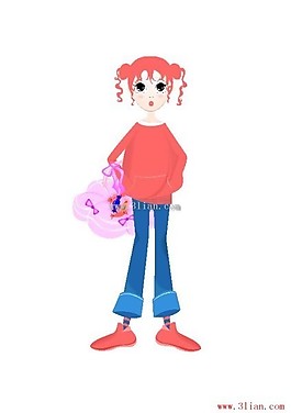 卡通女孩