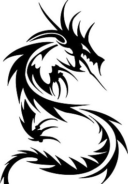 龙形纹样素材