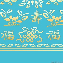 福寿图案